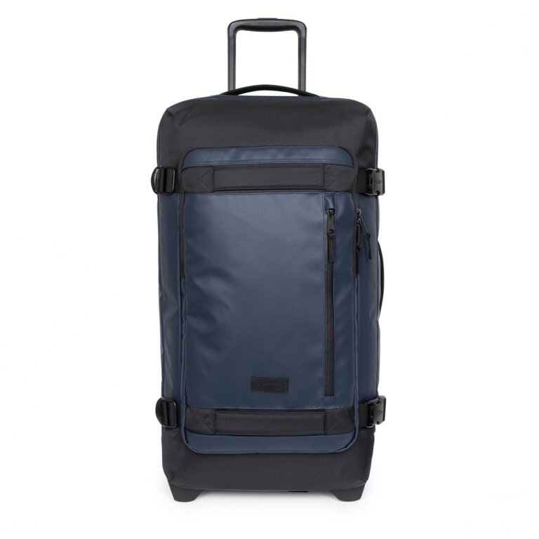 Eastpak Travel-Reisetasche Tranverz CNNCT L Admiral (121 Liter) mit Rollen navyblau/schwarz