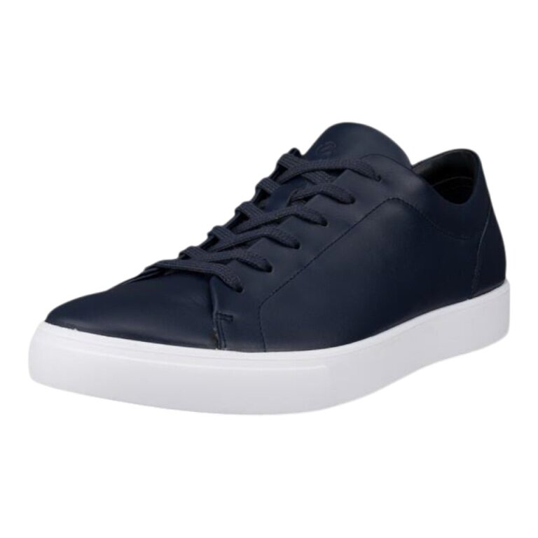 ECCO Sneaker Soft 10 (Vollnarbenleder) marineblau Herren