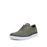 ECCO Sneaker Soft 60 (Nubukleder) olivegrün Herren
