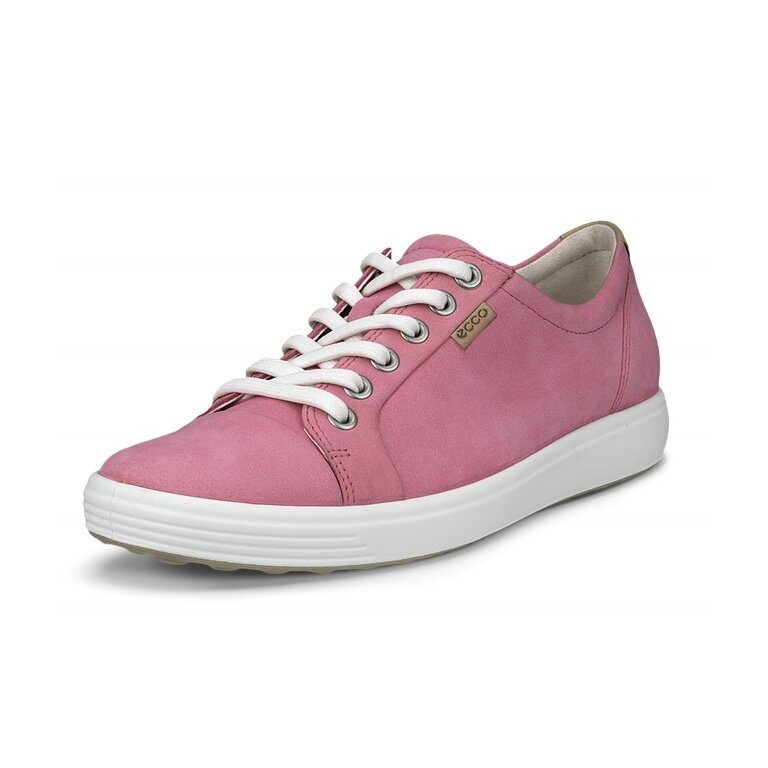 ECCO Sneaker Soft 7 (Nubukleder) pink/rosa Damen