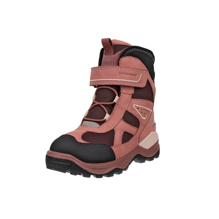 Ecco Winterstiefel Snow Mountain (Nubukleder/Textil, wasserdicht) rosa Mädchen