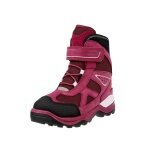 Ecco Winterstiefel Snow Mountain (Nubukleder/Textil, wasserdicht) pink/plum Mädchen
