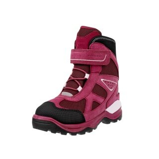 Ecco Winterstiefel Snow Mountain (Nubukleder/Textil, wasserdicht) pink/plum Mädchen