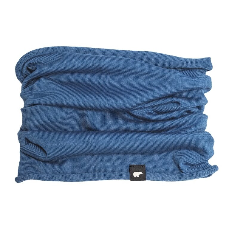 Eisbär Multifunktionstuch Pulse Merinowolle blau Herren