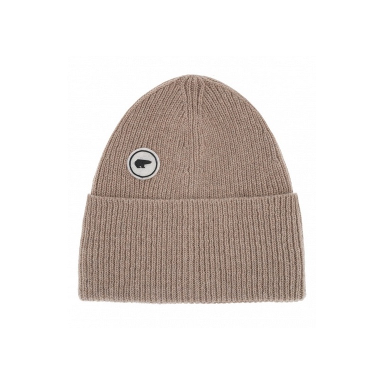 Eisbär Mütze (Beanie) Kalea - Kaschmir - braun