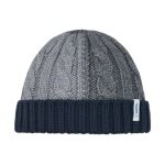 Eisbär Mütze (Beanie) Alba - Merinomix - grau/navyblau - 1 Stück
