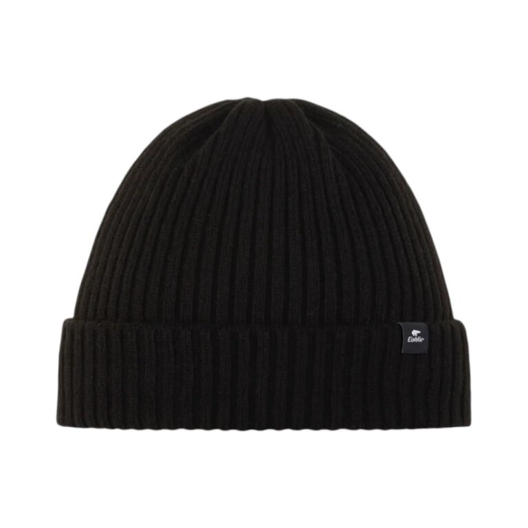 Eisbär Mütze (Beanie) Ripp MÜ 2.0 Rippstruktur - schwarz - 1 Stück
