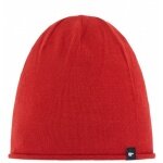 Eisbär Mütze (Beanie) Merinowolle Oversize Pulse rot Herren