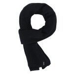 Eisbär Schal Larell Scarf RL (Merinomix) schwarz 174cm x 24cm - 1 Stück