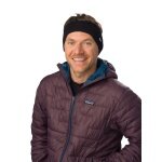 Eisbär Stirnband Havel (Merinomix) - schwarz - 1 Stück