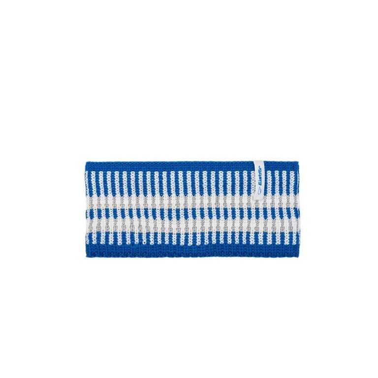 Eisbär Stirnband Iska - Merinomix - blau/weiss - 1 Stück