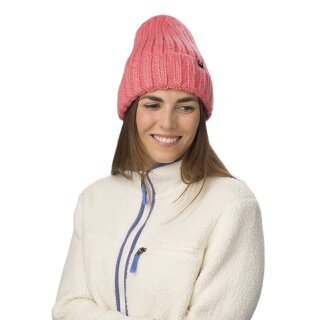 Eisbär Wintermütze (Beanie) Alea - grobe Rippstruktur - Damen rosa - 1 Stück