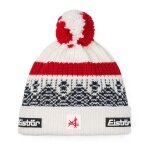 Eisbär Wintermütze Norrak Pompon SA - Merinomix, kuscheliges Fleece-Band - weiss - 1 Stück