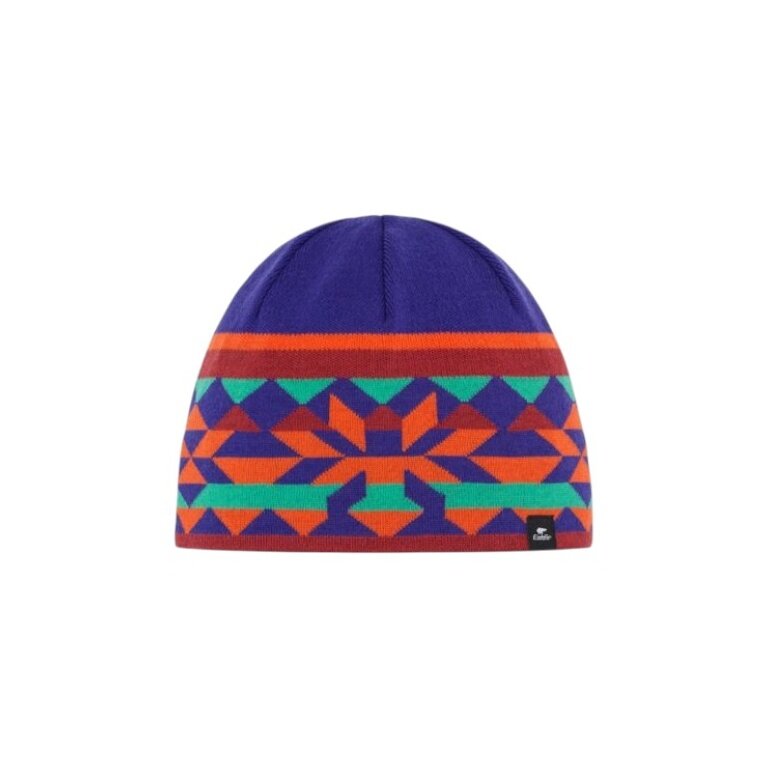 Eisbär Wintermütze (Beanie) Pixie - orange/blau - 1 Stück