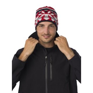 Eisbär Wintermütze (Beanie) Pixie - rot/blau - 1 Stück