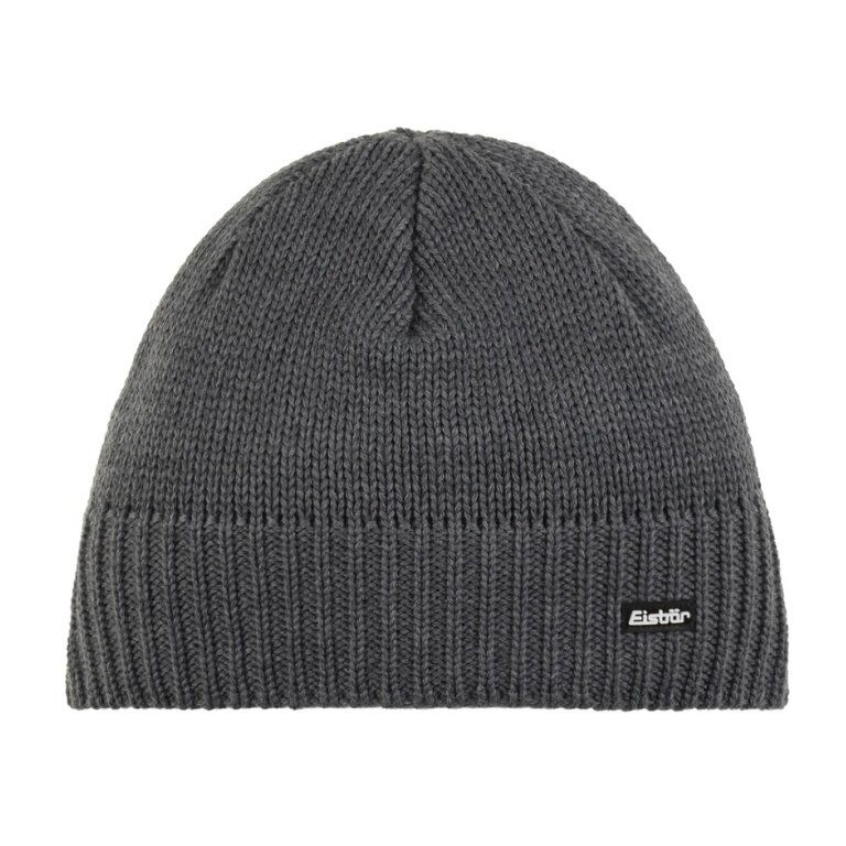 Eisbär Wintermütze (Beanie) Trop XL mit warmen Innenfleece anthrazitgrau Herren