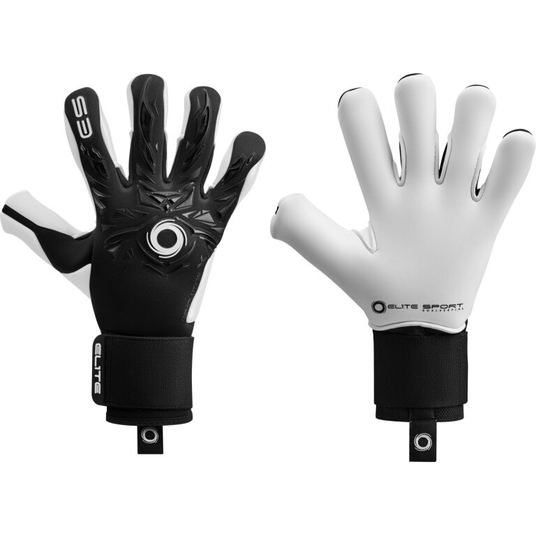 Elite Sport Torwarthandschuhe Neo Revolution X - 4mm Ultra GTech Pro Latex für außergewöhnlichen Grip - schwarz/weiss