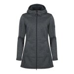 Elkline Fleecejacke Morning Dew (Fleecemantel) dunkelgrau Damen