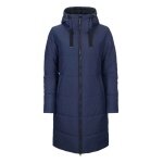 Elkline Winter-Steppmantel Comfort (warm wattiert, bequem) dunkelblau Damen