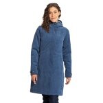 Elkline Wintermantel Glasgow Cord (winddicht, wasserdicht, warm) blau Damen