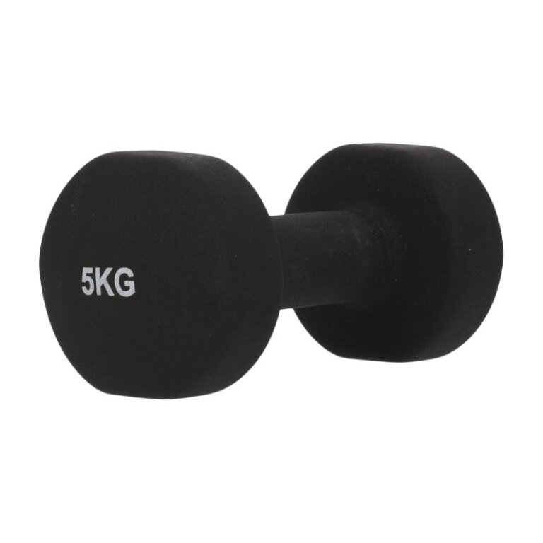 Endurance Kurzhantel Dumbbell schwarz 5kg - 1 Stück -