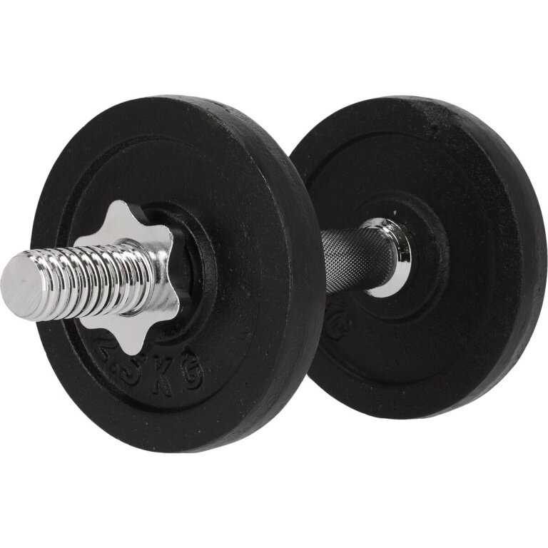 Endurance Kurzhantel Dumbbell Set schwarz/grau 10kg - 1 Stück -