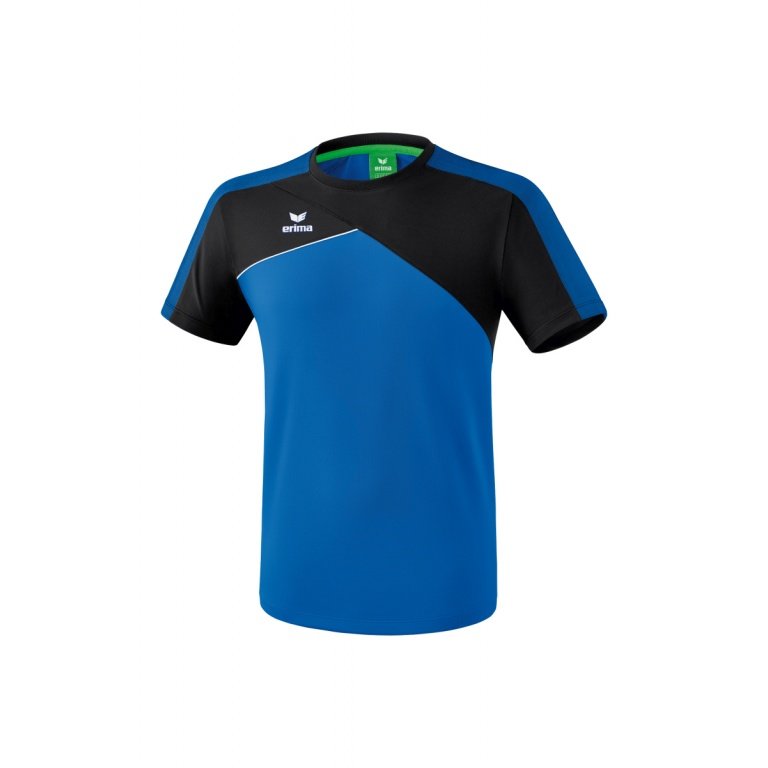 Erima Sport-Tshirt Premium One 2.0 (100% Polyester) royalblau/schwarz Herren