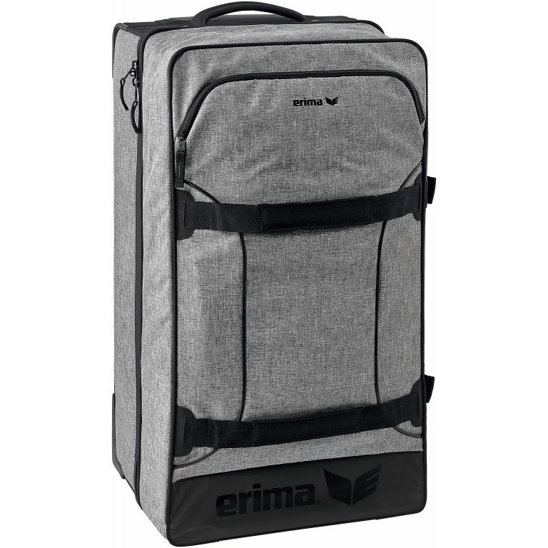 Erima Reise-Sporttasche Travelbag mit Rollen Large (90x45x40cm) graumelange