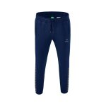 Erima Jogginghose Essential Team Sweathose (weicher Baumwollmix, Reißverschlusstaschen) navyblau/grau Herren
