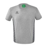 Erima Freizeit-Tshirt Essential Team - weicher Baumwollmix, klassischer Schnitt - hellgrau/grau Jungen