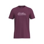 Erima Freizeit-Tshirt Retro 2.0 (100% Baumwolle) bordeauxrot Herren