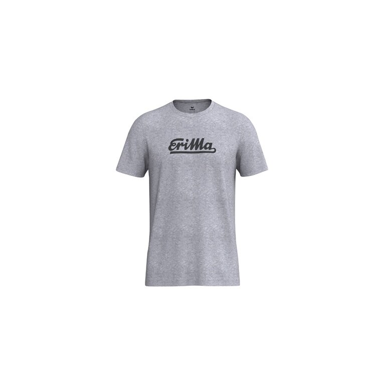 Erima Freizeit-Tshirt Retro 2.0 (100% Baumwolle) melangegrau Herren