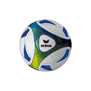 Erima Fussball Hybrid Training weiss/blau/lime (Große 5) - 1 Bäll