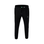 Erima Jogginghose Essential Team Sweathose (weicher Baumwollmix, Reißverschlusstaschen) schwarz/grau Herren
