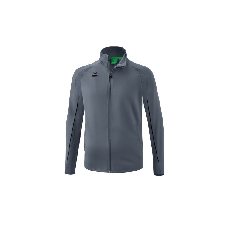 Erima Trainingsjacke Liga Star Polyester (Stehkragen, strapazierfähig) grau/schwarz Jungen