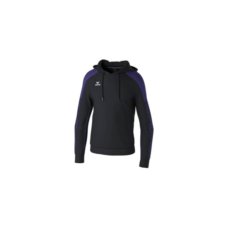 Erima Kapuzenpullover Evo Star (100% Polyester) schwarz/violett Herren