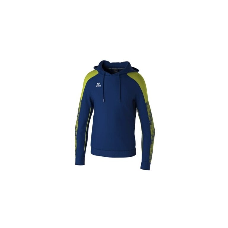 Erima Kapuzenpullover Evo Star (100% Polyester) navyblau/limegrün Herren