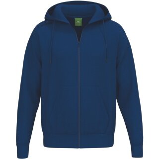 Erima Kapuzenpullover TS Hoodie Full Zip (Mischgewebe) navyblau Herren