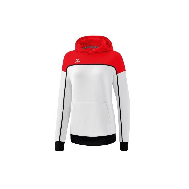 Erima Kapuzenpullover Hoodie Change (Baumwollmix) weiss/rot Damen