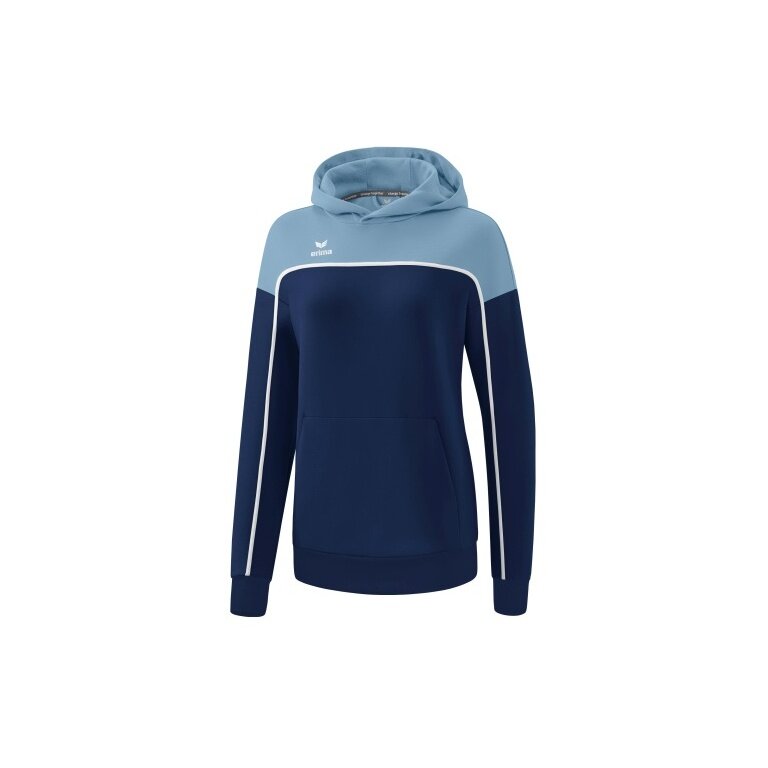 Erima Kapuzenpullover Hoodie Change (Baumwollmix) navyblau/denimblau Damen