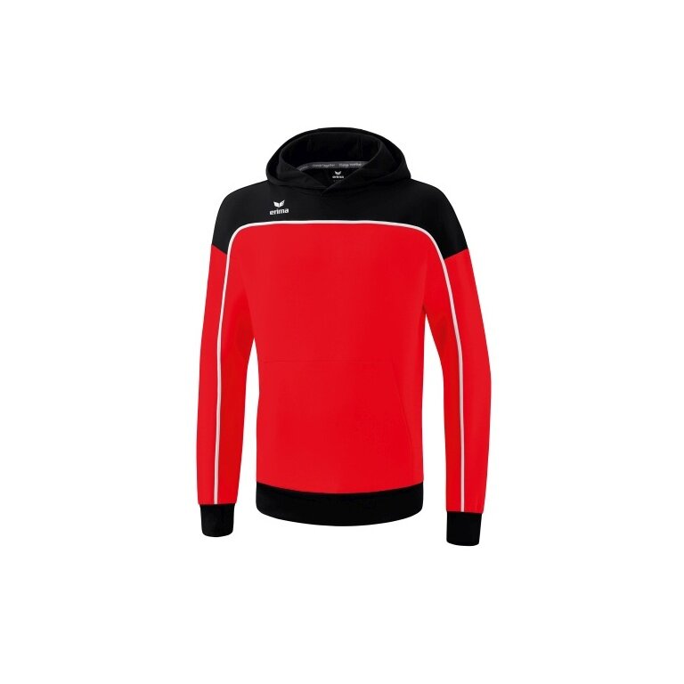 Erima Kapuzenpullover Hoodie Change (Baumwollmix) rot/schwarz/weiss Jungen