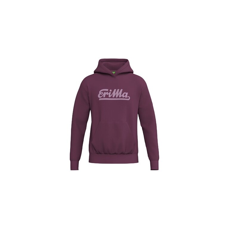 Erima Kapuzenpullover Retro 2.0 Hoodie (Baumwolle-Mischung) bordeauxrot Herren