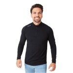 Erima Sport-Langarmschirt Rolli Half-Zip (weiches Stretchmaterial) schwarz Herren