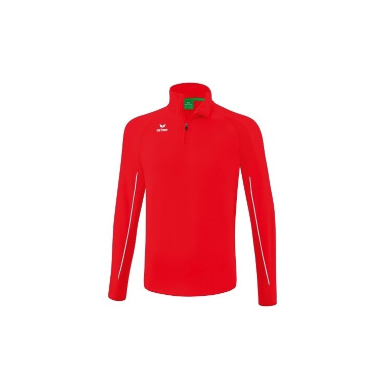 Erima Sport-Langarmshirt Liga Star Trainingstop (strapazierfähig Funktionsmaterial, Stehkragen) rot/weiss Herren