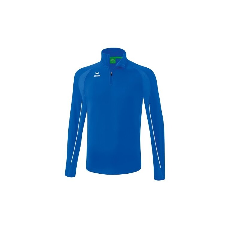 Erima Sport-Langarmshirt Liga Star Trainingstop (strapazierfähig Funktionsmaterial, Stehkragen) royalblau/weiss Herren