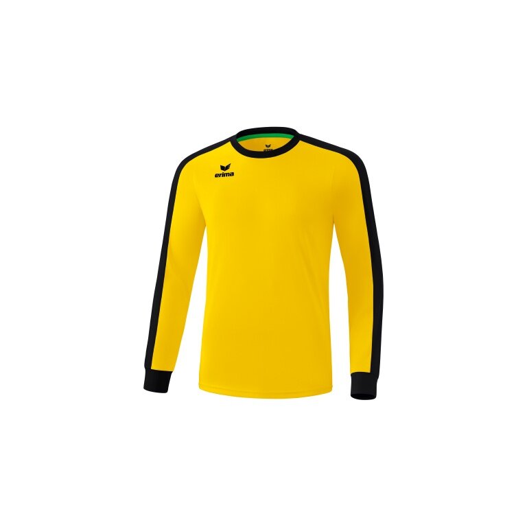 Erima Sport-Langarmshirt Trikot Retro Star (100% Polyester) gelb/schwarz Herren