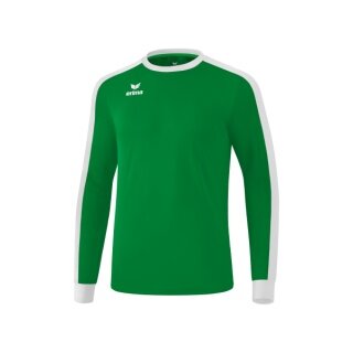 Erima Sport-Langarmshirt Trikot Retro Star (100% Polyester) smaragdgrün/weiss Herren