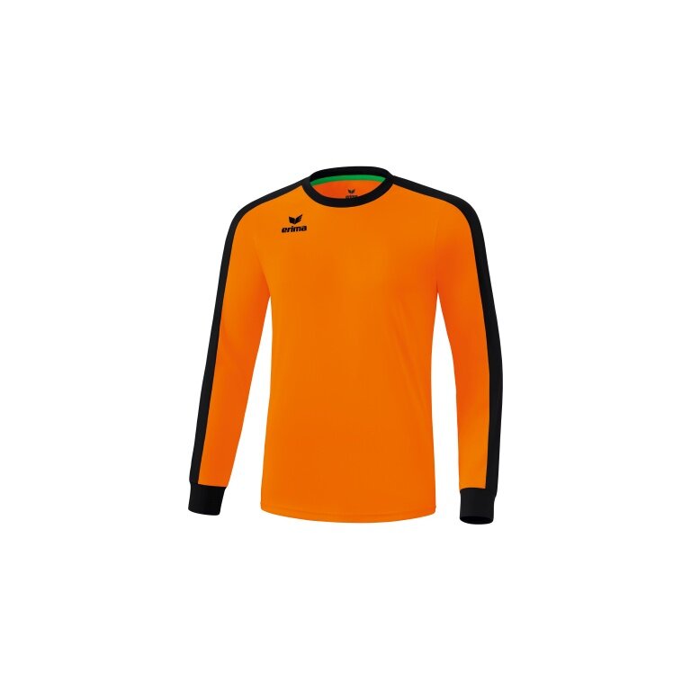 Erima Sport-Langarmshirt Trikot Retro Star (100% Polyester) orange/schwarz Herren
