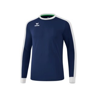 Erima Sport-Langarmshirt Trikot Retro Star (100% Polyester) navyblau/weiss Herren