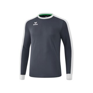 Erima Sport-Langarmshirt Trikot Retro Star (100% Polyester) grau/weiss Herren